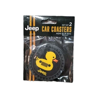 Posavasos para coche Jeep Duck fabricados en PVC antideslizante. Foto 1 de 4