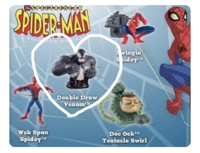 Burger King Marvel Spider-Man Venom Vintage Figur - Bild 1 von 3