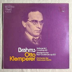 KLEMPERER Brahms: Symphony #1 1979 Vinyl LP EMI Electrola 1 C 053-28 939 M - VG+ - Picture 1 of 4