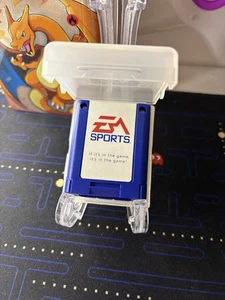 Scheda di memoria EA Sports Nintendo 64 N64 blu con adesivi rari e custodia originale - Foto 1 di 4