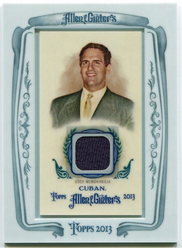 2013 Topps Allen and Ginter Framed Mini Relic #MCU Mark Cuban - Image 1 of 1