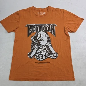 T-Shirt Beartooth orange Band Musik Metal Punk Indie Snake Girl Grafik Tee Gr. M - Bild 1 von 8