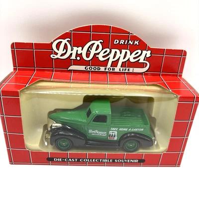 Vintage Lledo Days Gone 1928 Dr. Pepper Green Chevy Pick-up Delivery Truck NIB - Image 1 of 4