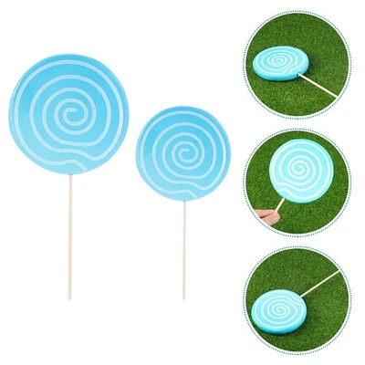2pcs Simulation Lollipop Fotografie Prop Fake Lollipop Szene schmücken - Bild 1 von 4