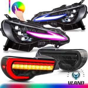 Faros RGB con animación + luz trasera LED HUMO para Toyota GT86 Subaru BRZ 12-20 - Imagen 1 de 24