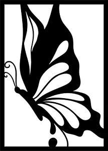 Butterfly Wildlife Vinyl Decal Sticker Car SUV Truck Window Wall Tablet Laptop - Picture 1 of 14