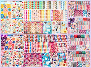 WHOLESALE Lot Stickers Kit Planner Craft Scrapbook Variety Themes | 2099+ Pcs. - Picture 1 of 24