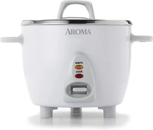 Aroma Select Stainless Rice Cooker & Warmer, 14-Cup(cooked) / 3Qt, ARC-757SG - Picture 1 of 4