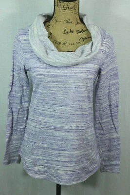 Sudadera Pullover Lucy Activewear Talla S Capucha Cuello 100% Algodón Púrpura Sudadera con Capucha Foto 1 de 4