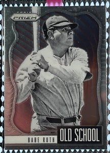 2021 Panini Prizm BASEBALL Old School Babe Ruth #OS-1 HOF - Picture 1 of 2