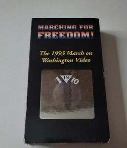 Marsch für die Freiheit! Der 1993 Marsch auf Washington Video VHS NGLTF - Bild 1 von 7