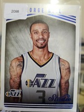2016-17 Panini Studio Basketball Blue George Hill