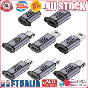 Type-C/Mini USB/8 Pin To Micro USB Adapter 480Mbps USB C Adapter Plug and Play - Picture 1 of 12