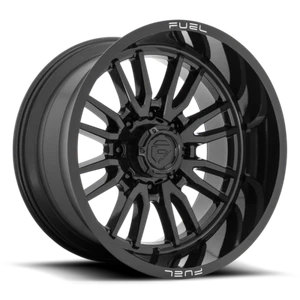 20 Inch Black Wheels Rims 2011-2023 GMC Sierra Truck 2500 3500 20x10 8x180 FUEL - Picture 1 of 4