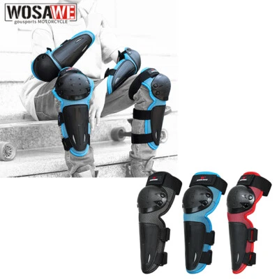 WOSAWE Kids MTB Bike Knee Elbow Pads Skating Racing Guard Sport Knee Protection - Image 1 of 4