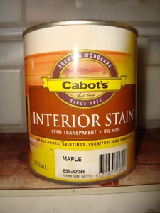 CABOTS 500mm Interior Stain "MAPLE" PICK UP ONLY ROOTY HILL 2766 - Picture 1 of 1