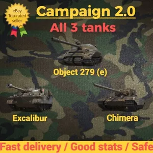 World of Tanks / Missions 2.0 / Excalibur Chimera Obj. 279 (e) / WOT / EU NA - Picture 1 of 2