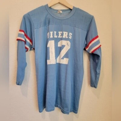 Jersey Houston Oilers Azul Vintage Talla Juvenil XL Foto 1 de 4
