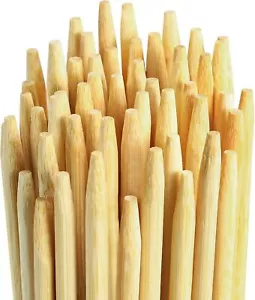 120 Pcs 36 Inch Bamboo Roasting Skewers Heavy Duty Kids Safe For Campfire Bbq - Picture 1 of 8