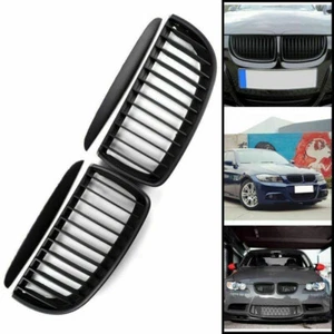 Front Bumper Kidney Grill Grille Black For BMW E90 E91 335i 4-Door 2005-2008 AS - Bild 1 von 7