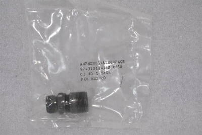 AMPHENOL 97-3101A-14S-2S 4-POSITION CIRCULAR CONNECTOR RECEPTACLE MALE SOCKET - Image 1 of 3