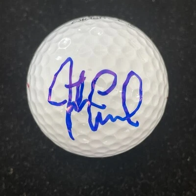 Pelota de golf firmada por Justin Leonard 1999 Ryder Cup logotipo certificado de autenticidad JSA The Country Club Foto 1 de 2
