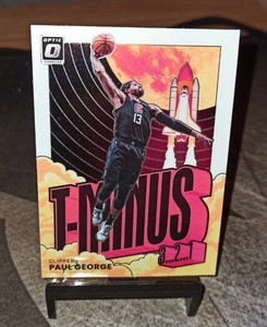 2021 Donruss Optic T-Minus Holo Parallel Paul George #9 Clippers Panini