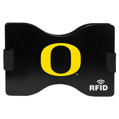 Oregon Ducks Wallet RFID Blocking Slim Pocket Money Clip NCAA College Sports Fan Cover