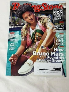 Rolling Stone Magazine November 2016 Bob Dylan Bruno Mars Lady Gaga - Picture 1 of 1