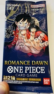 One Piece Card Game Romance Dawn OP-01 Booster Sealed PAC SIGILLATO JAP BANDAI - Foto 1 di 6