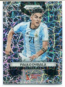 2018 PANINI PRIZM WORLD CUP SOCCER RC #10 PAULO DYBALA LAZER PRIZM