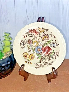 Vernon Kilns May Flower Fruit Bowl 5.75 inches Set of 2 Handpainted Made in USA - Picture 1 of 12