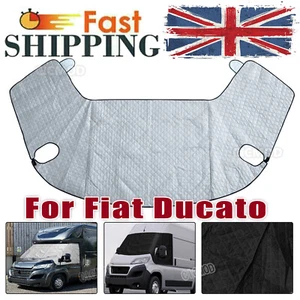 Windscreen Cover Sunshade Window Cover Curtain Warp For Fiat Ducato MOTORHOME - Picture 1 of 10