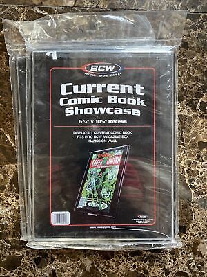 BCW Wall Display Frame For 1 Current Modern Comic Book Showcase 6.75x10.25 NEW • 12.52£