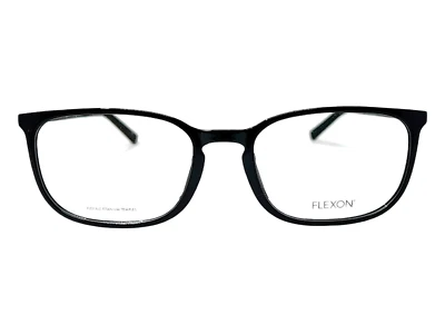 AUTÉNTICO Y NUEVO - FLEXON - EP8012 001 55/19/145 - GAFAS Y ESTUCHE NEGRO BRILLANTE Foto 1 de 3