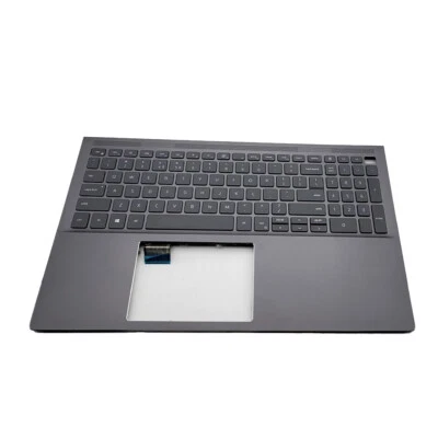 Para Dell Vostro 7500 apoio para as mãos teclado retroiluminado marrom estojo superior 02KF2N 08DX59 EUA - Imagem 1 de 4