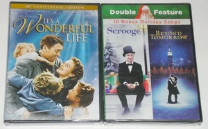 Holiday DVD Lot - It's A Wonderful Life (New) Scrooge / Beyond Tomorrow (New) - Picture 1 of 1