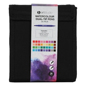 Pack de 36 bolígrafos acuarela de doble punta - Imagen 1 de 4