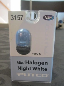 Pair of Putco Lighting 213157L Mini Halogen Bulb Night White 3157-New in package - Picture 1 of 7
