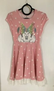 Girls Disney Mini Mouse Dress Size L (10-12) Embroidered Embellished - Picture 1 of 6