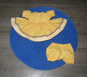 Handgefertigte Puppenkleidung für 10" Kohl Patch Puppen - ""Sweet Sunshine"" Kleid Set - Bild 1 von 5