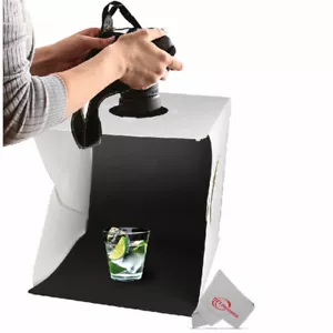 LED Photo Studio Photography Tent Light Room Cube Mini Box with 2x Backdrops - Picture 1 of 5