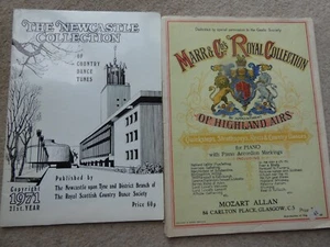 SCOTTISH BOOKS OF MUSIC FOR ACCORDION/VIOLIN/PIANO-2 X BOOKS - Picture 1 of 10