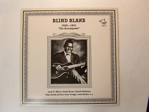 Blind Blake: 1926-31 "The Accompanist" EX+ Mono LP Wolf Austria - Picture 1 of 4