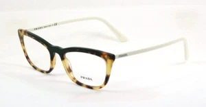 PRADA VPR 10V 321-101 WHITE TORTOISE 54-18-145 EYEGLASSES FRAMES WOMEN - Picture 1 of 4