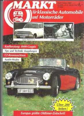 Markt für klassische Automobile und Motorräder Heft 3 März 1989 gut erhalten - Bild 1 von 3