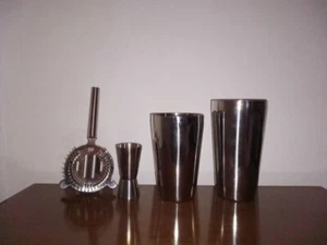 CKductpro Barkeeper mit Boston Shaker, Sieb und Jigger aus Edelstahl - Bild 1 von 3