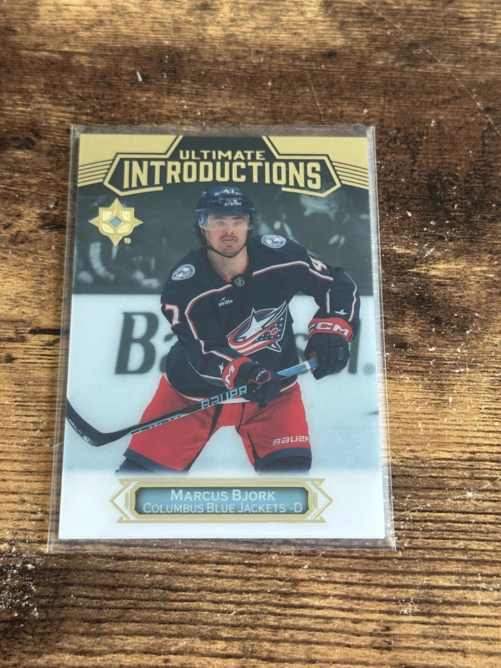 2022-23 Upper Deck Ultimate Collection Introductions Marcus Bjork #UI-10 - Image 1 of 1