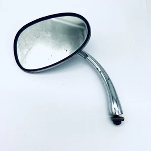 HAGUS LEFT MIRROR VW BEETLE 1200 OVAL VINTAGE SPIEGEL RÜCKSPIEGEL CHROM USED - Picture 1 of 9