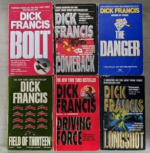 Dick Francis Bolt Comeback The Danger Field Of Thirteen Longshot Driving Forc X6 - Picture 1 of 9